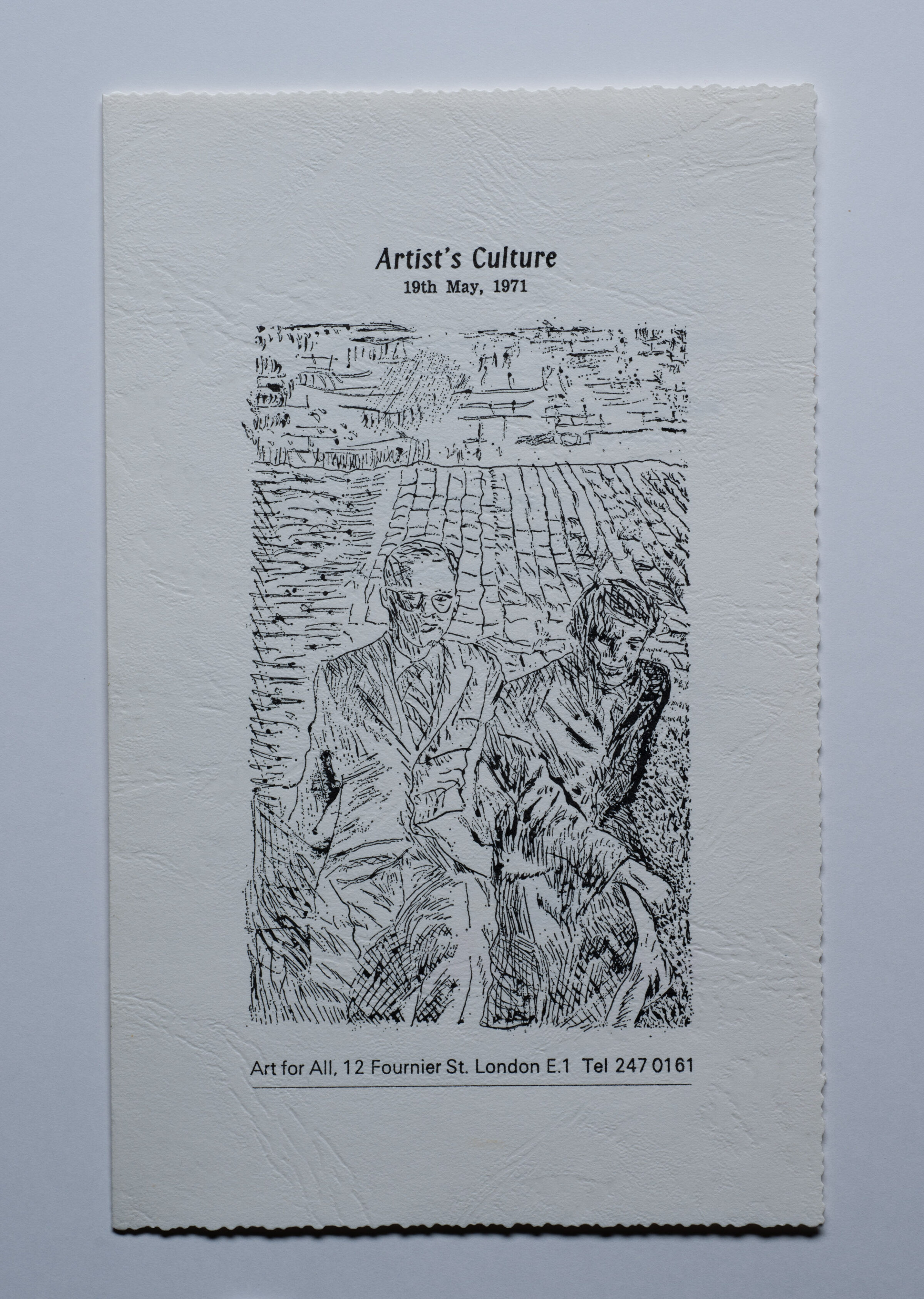 1971 8 ARTIST'S CULTURE cover