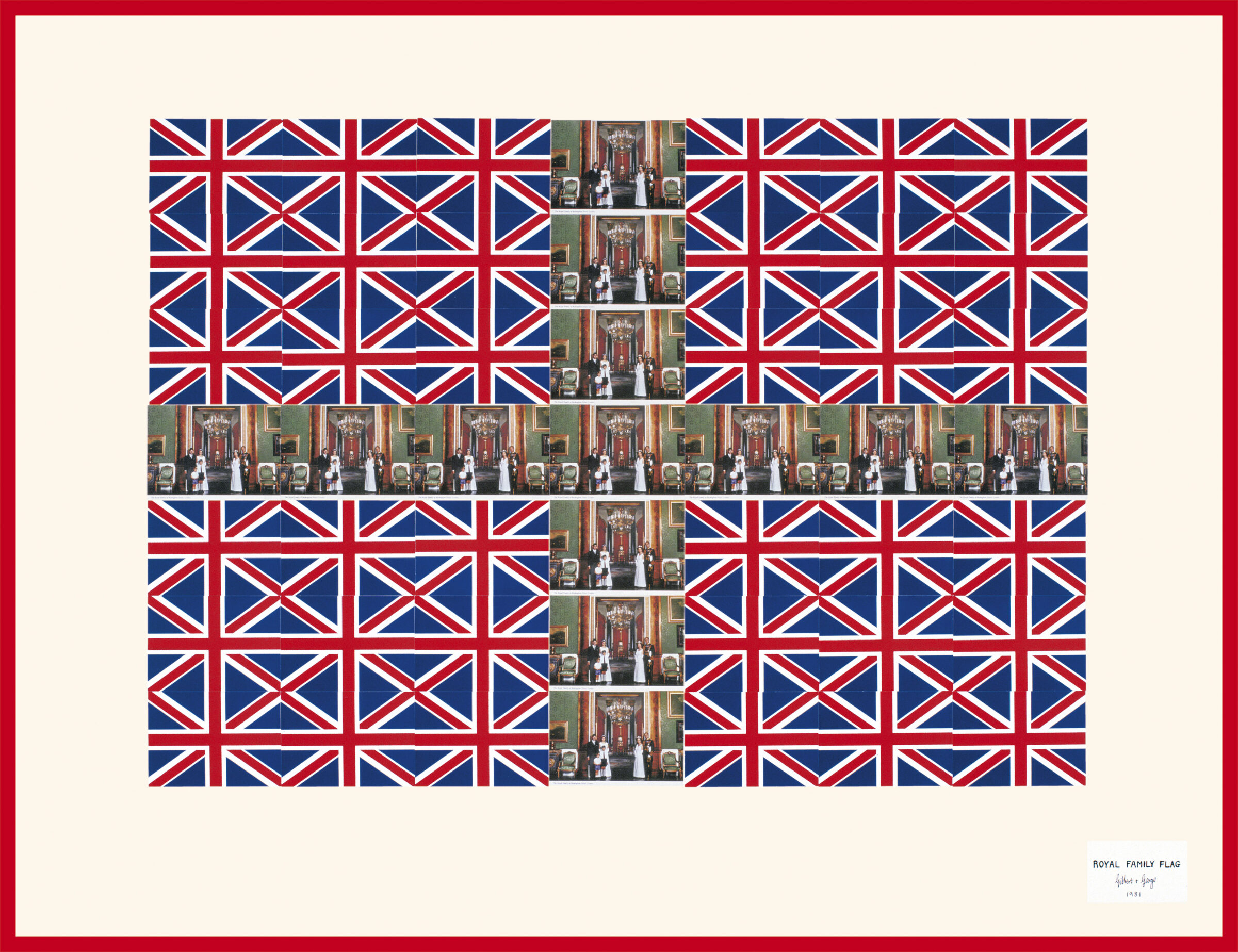 1981 ROYAL FAMILY FLAG