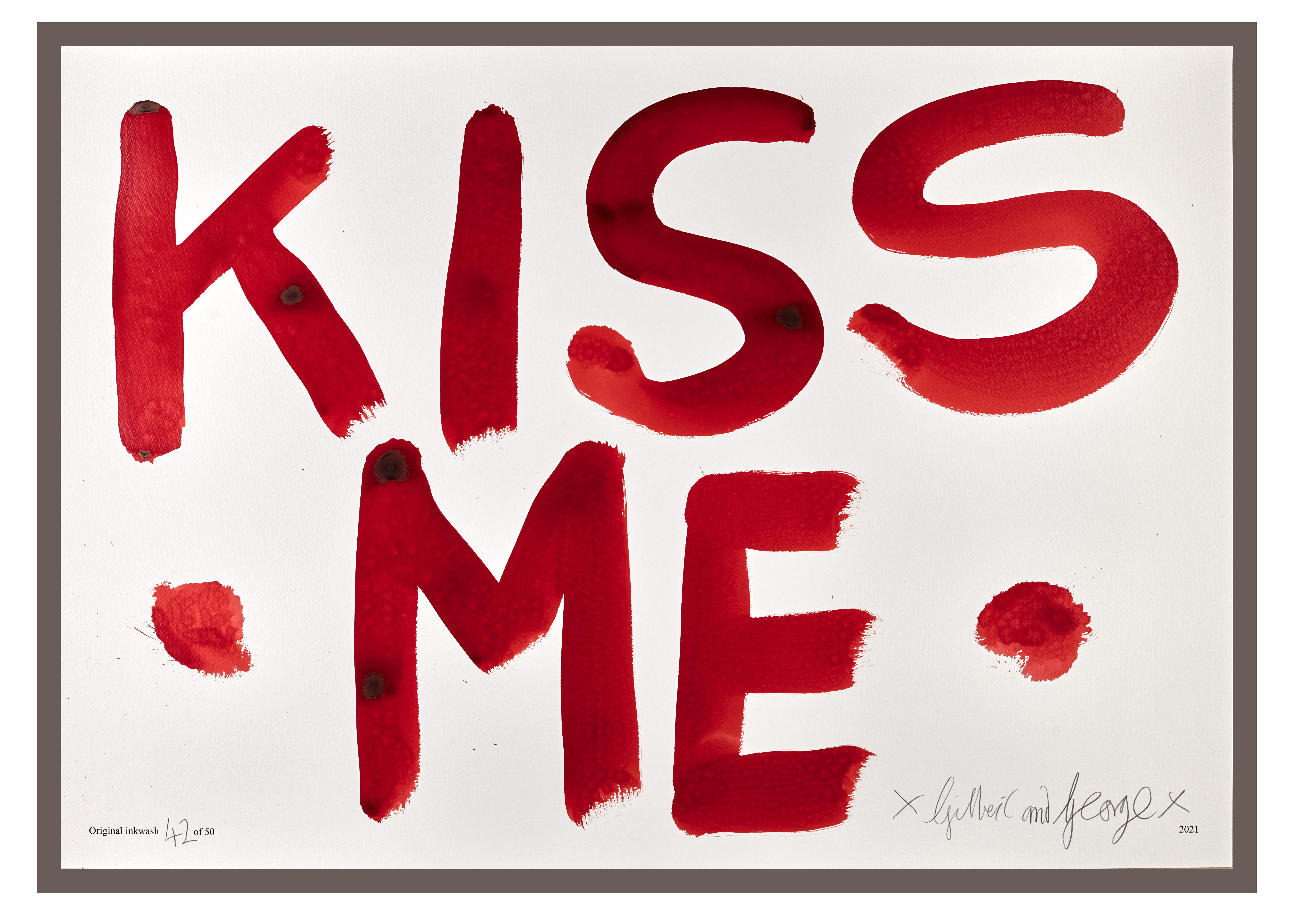KISS ME (red)